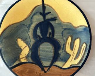 Stangl Cowboy Chop Plate