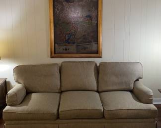 Henredon Sofa 82L x 32 H x 39D Neutral colors