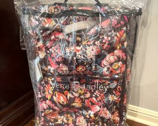 BRAND NEW IN PACKAGE VERA BRADLEY FOLDABLE ROLLING DUFFLE BAG.