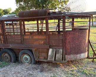 ANOTHER HEAVY-DUTY STOCK TRAILER SAME DEAL WITH TIRES.