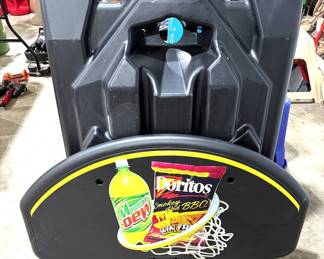 SWEET 1980s LAYS BRAND NEW JUST OPENED DORITOS & MOUNTAIN DEW FULL SIZE BASKETBALL STAND. VERY COLLECTABLE ITEMS FROM A 45 YEAR EMPLOYEE OF LAYS. LOTS MORE RARE COLLECTABLES AT THIS SALE.