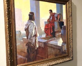 ANOTHER LARGE FRAMED PRINT.