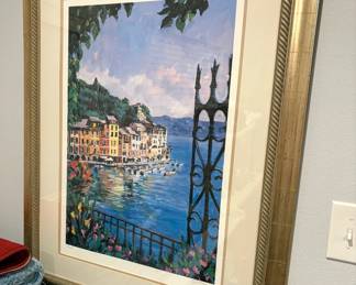 LARGE FRAMED NUMBERED PRINT by Robart Schaar