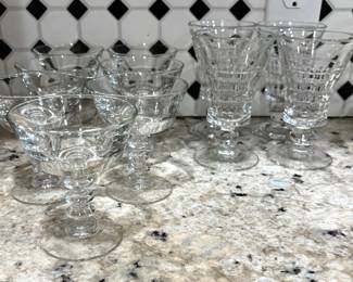 DESSERT CUPS AND ICED TEA GLASSES