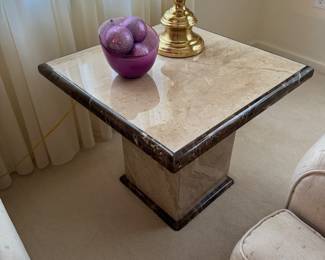 Marble End Table