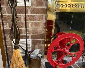 Vintage refinished Cast Iron Coffee Grinder.