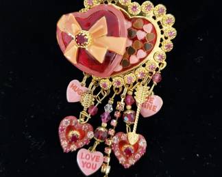 Quality Valentines Costume Pin/Brooch