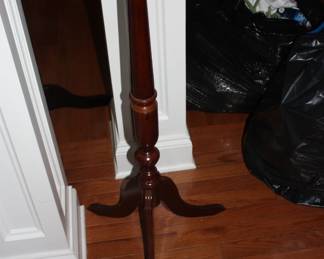 Tall wood plant stand