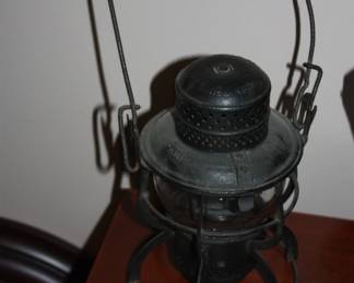 Vintage metal R.R. lantern 