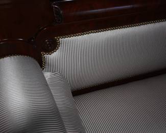 Unbelievable couch. Not a scratch or rip. Matching round pillows.