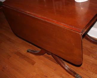 Mahogany drop leaf table