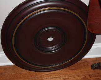Wood ceiling medallion