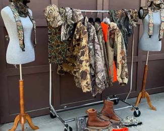 Hunting Clothing And Trail Camera.