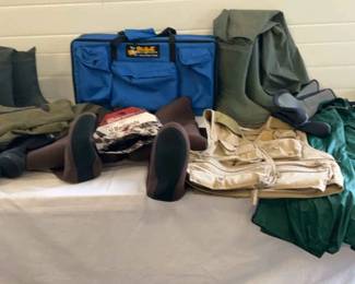 Fishing Clothing And Stretch Case.