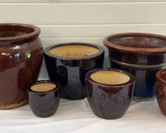 Brown Ceramic Pots