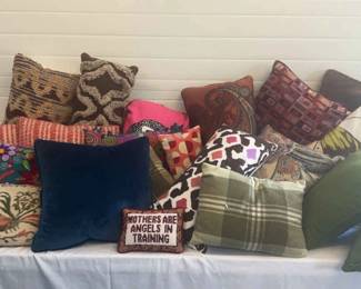 Assorted Throw Pillows 