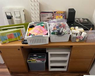 Office Desk, Sewing Accessories
