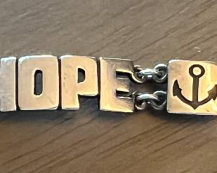 Vintage James Avery Sterling Faith Hope Love