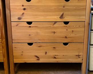 3-Drawer Dresser x 2 