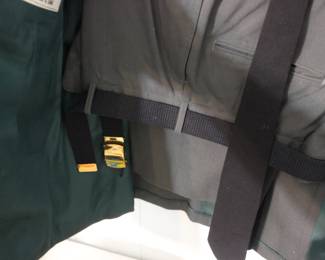 ARMY WEB BELT AND TIE THAT IS PART OF THE PACKAGE DEAL ON THE UNIFORM