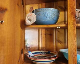 Great selection of pottery bowls 
