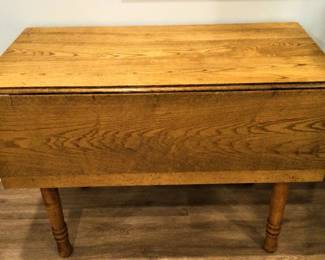 Oak Drop Leaf Table