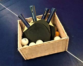 Ping Pong Accessories Included