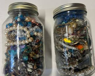 Jars full of Jewelry