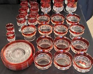 Set Kings Crown Ruby Flashed