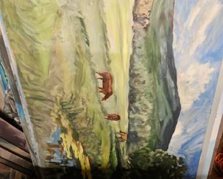 Oil Based Painting by James E Hughes