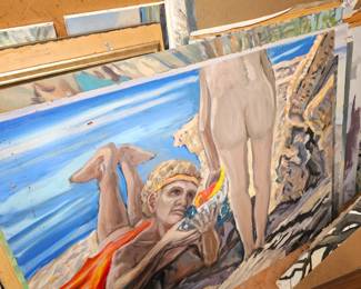 Oil Based Painting by James E Hughes