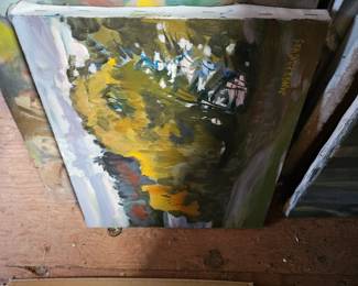 Oil Based Painting by James E Hughes