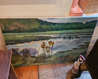 Oil Based Painting by James E Hughes