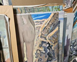 Oil Based Painting by James E Hughes