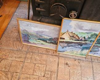Nautical Themed Oil Painting by James E Hughes