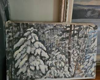 Oil Based Painting by James E Hughes