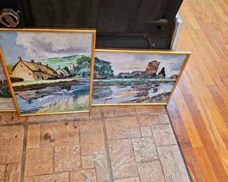 Nautical Themed Oil Painting by James E Hughes