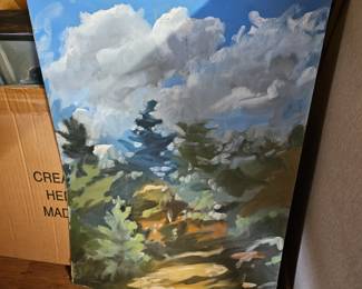 Oil Based Painting by James E Hughes