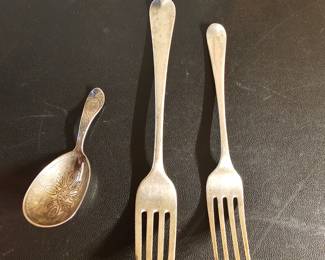 Silver Flatware, Utensils, Forks