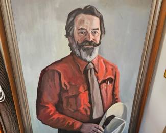 Framed Oil Based Painting by James E Hughes