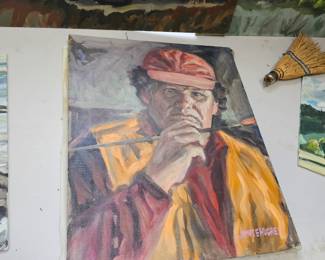 Oil Painting by James E Hughes