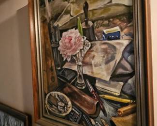 Framed Oil Based Painting by James E Hughes