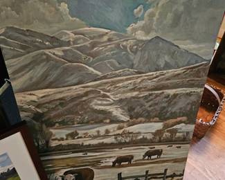 Oil Based Painting by James E Hughes