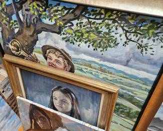 Oil Based Painting by James E Hughes