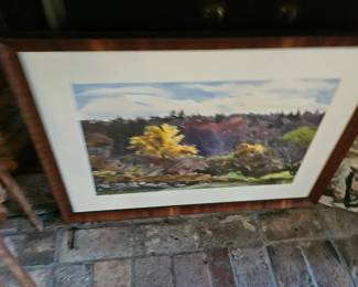 Framed Oil Based Painting by James E Hughes