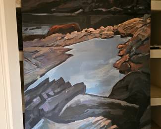 Oil Based Painting by James E Hughes