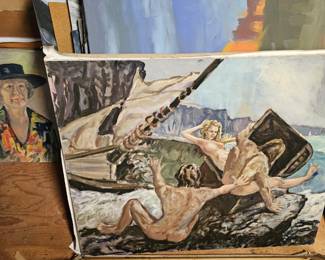 Oil Based Painting by James E Hughes