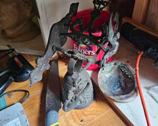 Hand Saw, Wrought Iron