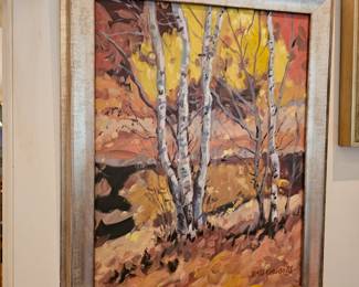 Framed Oil Based Painting by James E Hughes