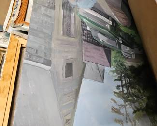 Oil Based Painting by James E Hughes